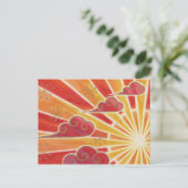 Sunset briefkaart (Staand voorkant)