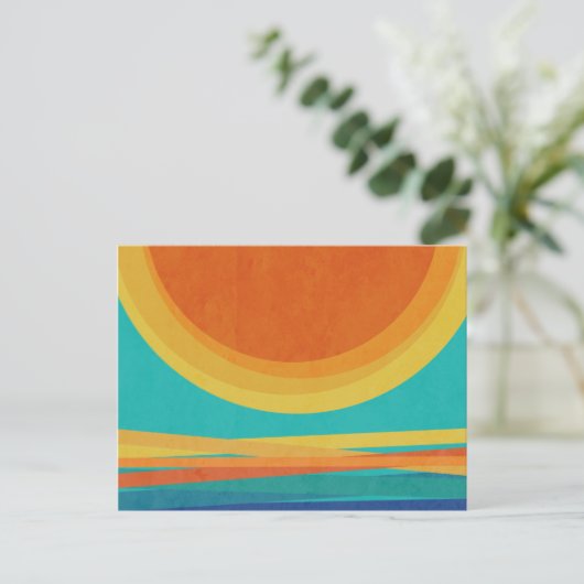 Sunset Briefkaart (Staand voorkant)