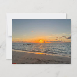 SUNSET BRIEFKAART