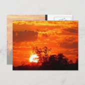Sunset Briefkaart (Voorkant / Achterkant)