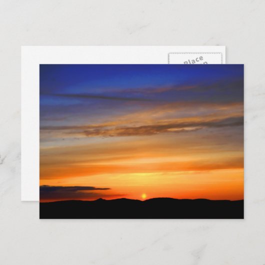 Sunset Briefkaart (Voorkant / Achterkant)