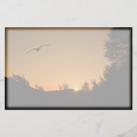Sunset-Briefpapier Briefpapier (Voorkant)