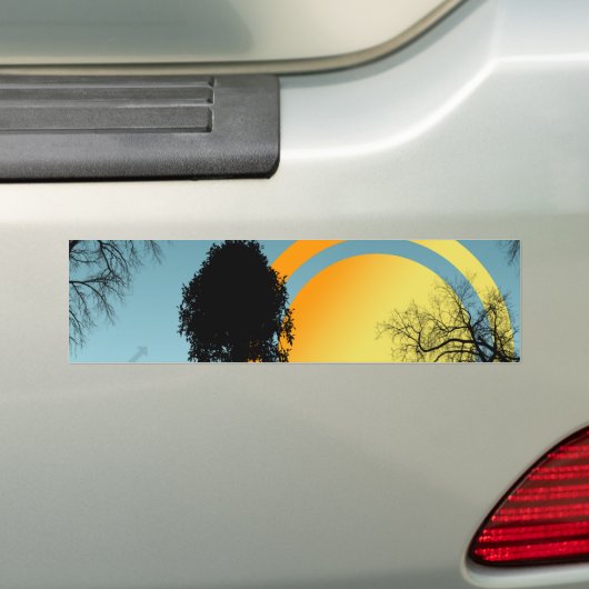 Sunset Bumpersticker (Op auto)