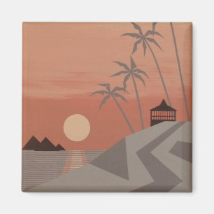 SUNSET CABANA magnet Magneet