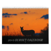 SUNSET CALENDAR 2010 KALENDER (Hoes)