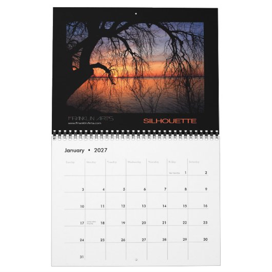 Sunset Calendar 2010 Kalender (Jan 2027)