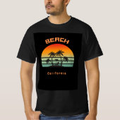 Sunset California Beach T-shirt (Voorkant)