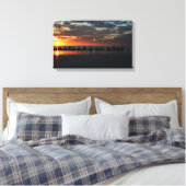 Sunset Camel Ride, Broome, Australië - Canvas (Insitu (Slaapkamer))