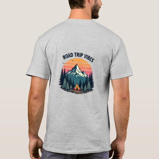 Sunset Camping T-Shirt (Dos)