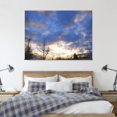 Sunset Canvas Afdruk (Insitu (Slaapkamer))