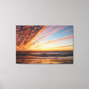 Sunset Canvas Afdruk
