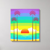 Sunset Canvas Afdruk (Voorkant)