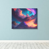 Sunset Canvas Afdruk (Insitu (Houten vloer))