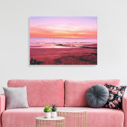 SUNSET CANVAS AFDRUK (Insitu (Woonkamer))