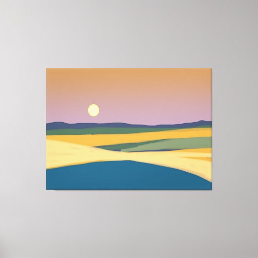 Sunset Canvas Afdruk (Voorkant)
