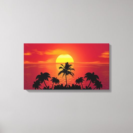 Sunset Canvas Afdruk (Voorkant)