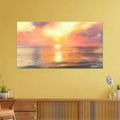 Sunset Canvas Afdruk (Insitu (Woonkamer))
