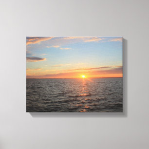 Sunset Canvas Afdruk