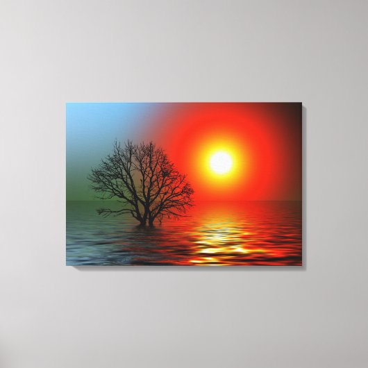 Sunset Canvas Afdruk (Voorkant)