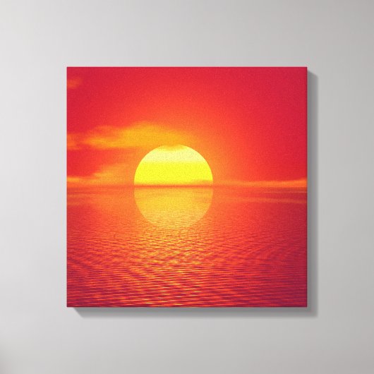 Sunset Canvas afdrukken (Voorkant)