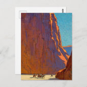 "Sunset Canyon de Chelly" van Edgar Payne Briefkaart (Voorkant / Achterkant)