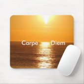 Sunset, Carpe Diem - Gepersonaliseerd Muismat (Met muis)