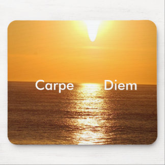 Sunset, Carpe Diem - Gepersonaliseerd Muismat