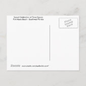 Sunset Celebration Briefkaart - Fort Myers Beach (Achterkant)