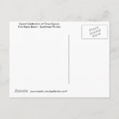 Sunset Celebration Briefkaart - Fort Myers Beach (Achterkant)