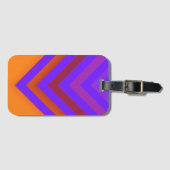 Sunset Chevron Bagagelabel (Voorkant (horizontaal))