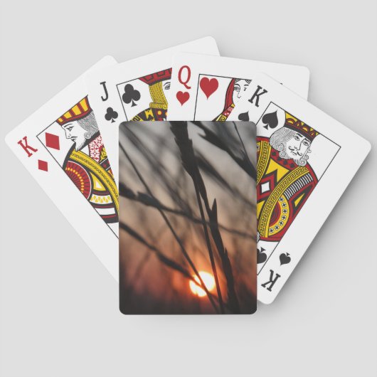 Sunset Classic Speelkaarten (Achterkant)
