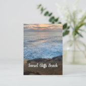 Sunset Cliffs Beach Briefkaart (Staand voorkant)