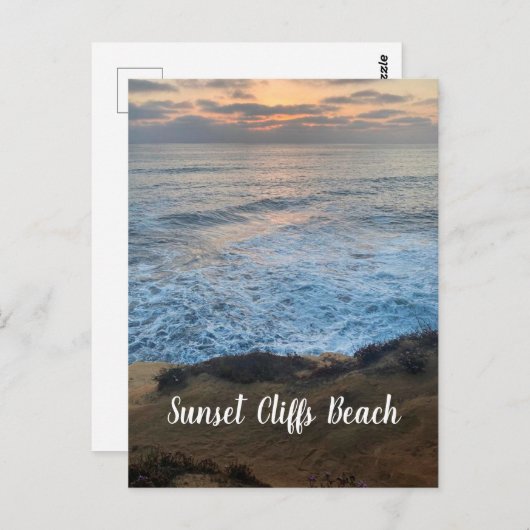 Sunset Cliffs Beach Briefkaart (Voorkant / Achterkant)