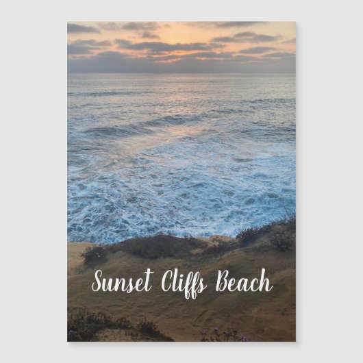 Sunset Cliffs Beach Magnet (Devant)