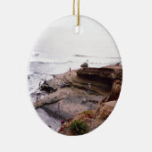 Sunset Cliffs San Diego Keramisch Ornament (Rechts)
