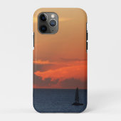 Sunset Clouds and Sailboat Seascape Case-Mate iPhone Case (Achterkant)
