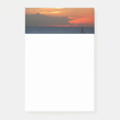 Sunset Clouds and Sailboat Seascape Post-it® Notes (Voorkant)