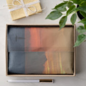 Sunset Clouds and Sailboat Seascape Tissuepapier (Geschenk)