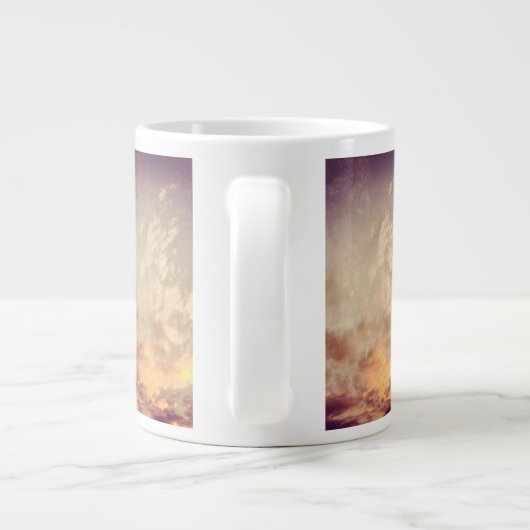 SUNSET CLOUDS CUP JUMBO MOK (Achterkant)