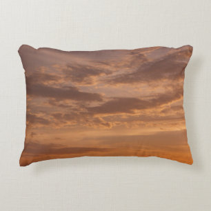Sunset Clouds II Pastel Abstracte Natuur Accent Kussen