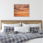 Sunset Clouds II Pastel Abstracte Natuur Canvas Afdruk (Insitu (Slaapkamer))