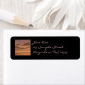 Sunset Clouds II Pastel Abstracte Natuur Etiket (Insitu)