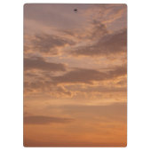 Sunset Clouds II Pastel Abstracte Natuur Klembord (Achterkant)