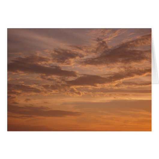 Sunset Clouds II Pastel Nature Abstraite (Devant Horizontal)