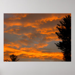 Sunset Clouds Poster