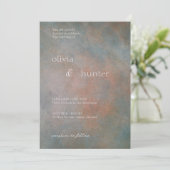 Sunset Clouds Wedding Kaart (Staand voorkant)