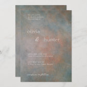 Sunset Clouds Wedding Kaart (Voorkant / Achterkant)