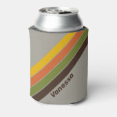 Sunset Clover Stripes with Name Blikjeskoeler (Blikje Achterkant)