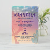 Sunset Colours Musique Festival Invitation (Debout devant)