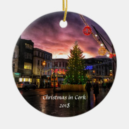 Sunset Cork Ireland kerstversiering Keramisch Ornament
